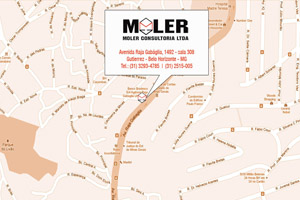 Mapa de localização da Imobiliária São Geraldo